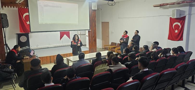 TARIM BÖLÜMÜ ÖĞRENCİLERİNE MESLEKİ EĞİTİM VERİLDİ