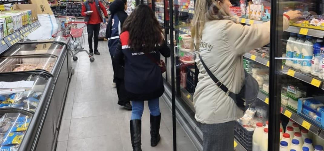 İL GENELİNDE FAALİYET GÖSTEREN MARKETLERE YÖNELİK ORTAK DENETİMLER GERÇEKLEŞTİRİLDİ