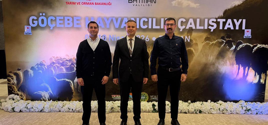 İL MÜDÜRÜMÜZ AHMET TİNGİŞ VE ŞUBE MÜDÜRLERİMİZ  BATMAN GÖÇEBE HAYVANCILIK ÇALIŞTAYINA KATILDILAR 